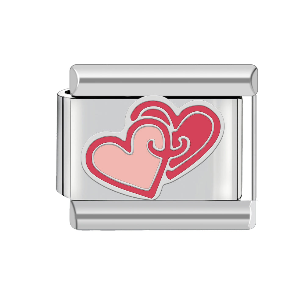 Double Hearts Charm
