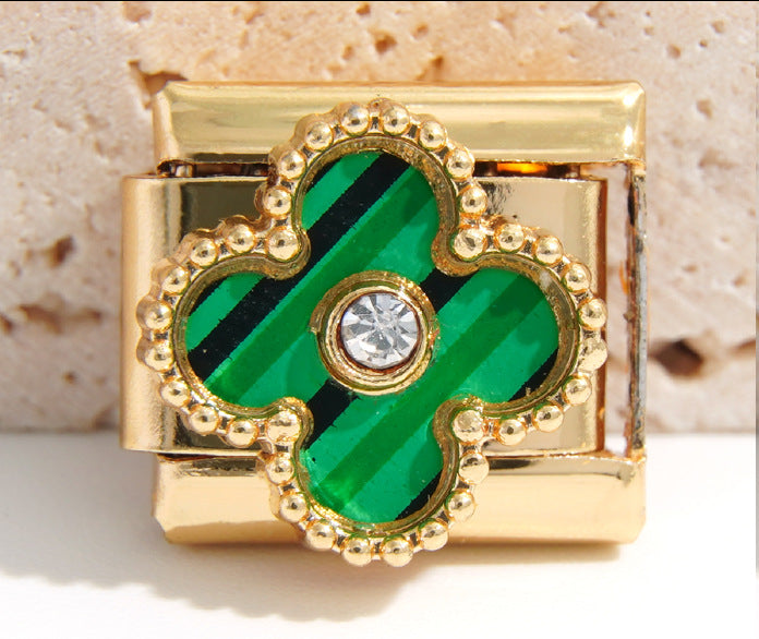 Green Clover Charm