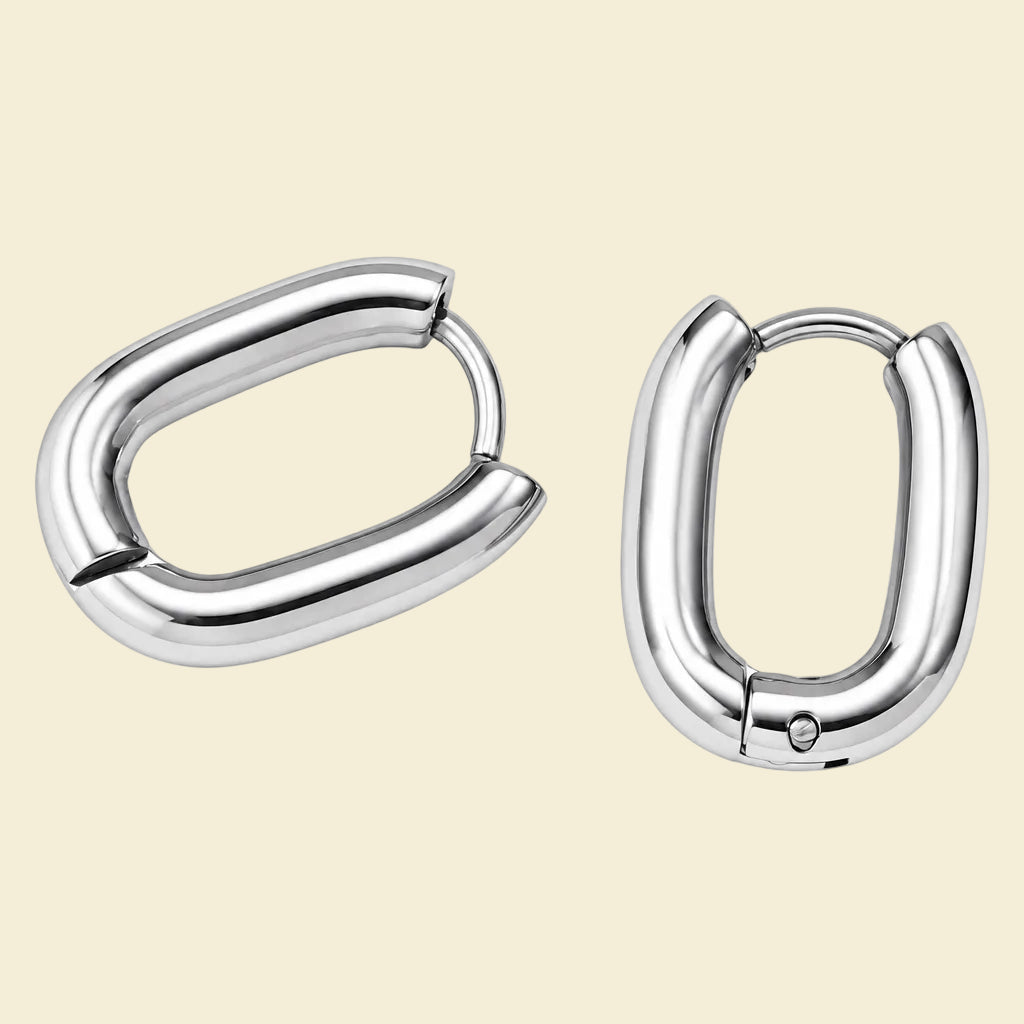 Classic Silver Huggie