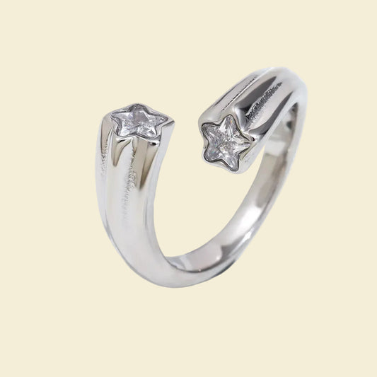 Shooting Star Ring - Silver