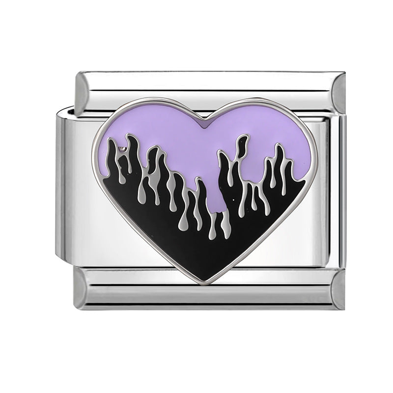 Flame Heart Charm