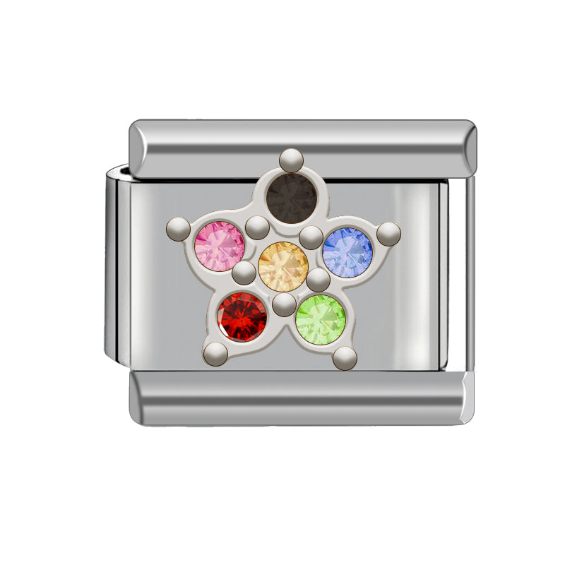 Rainbow Crystal Flower