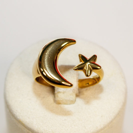 Star & Moon - Gold