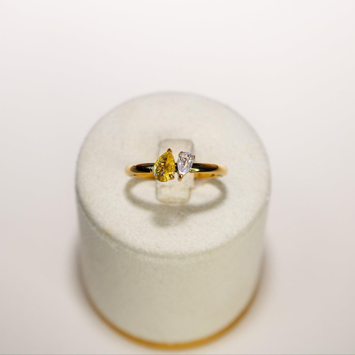 Double Teardrop Crystal Band