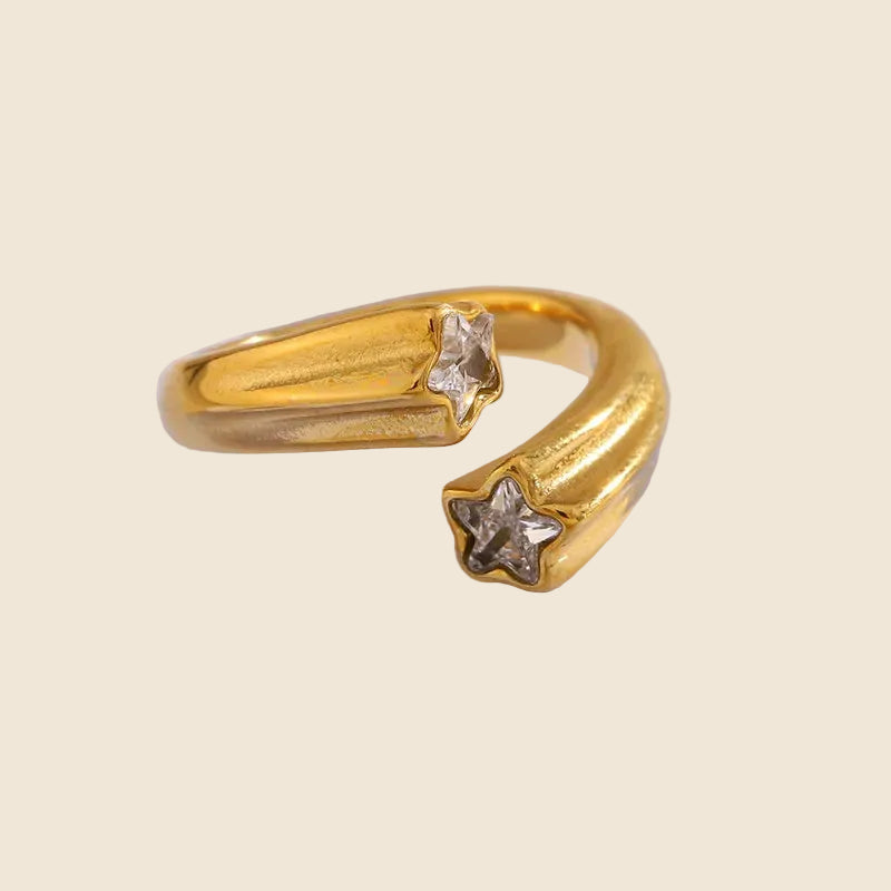 Shooting Star Ring - Gold